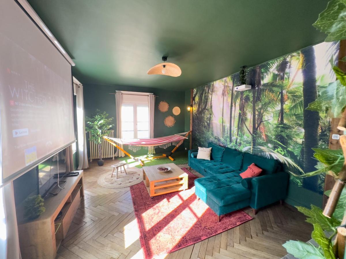 Jungle Urbain- Sauna - Cine - Hamac - Hyper Centre Amiens Exterior photo